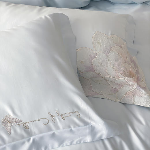 自然醒A类50支全棉刺绣四件套-雅花舒棉AN 商品图9