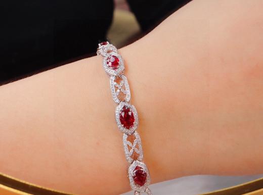 4.2ct刻面红宝石手链 商品图4