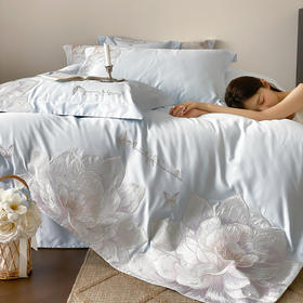 自然醒A类50支全棉刺绣四件套-雅花舒棉AN