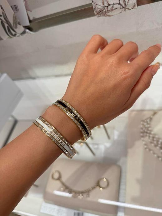 迪奥 双排方钻珐琅字母手镯（XK） 商品图9