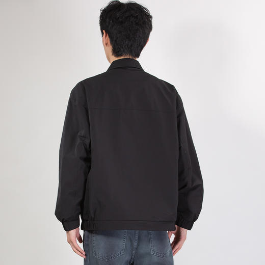 DRONKOO 2025 翻领前几何分割口袋金属扣中厚夹克 商品图4