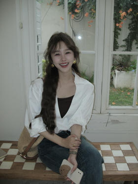 Read Nameless/韩系大V领衬衫吊带两件套 2025/9/4