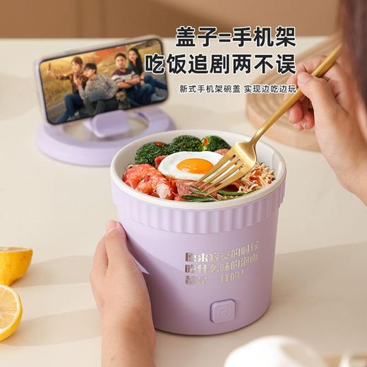 小型电煮火锅1-2人家用多功能不粘一体小电热锅学生泡面锅 商品图0