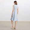 IWY/蓝色无袖连衣裙女气质显瘦包臀鱼尾西装背心裙通勤职业裙子Q1440 商品缩略图4