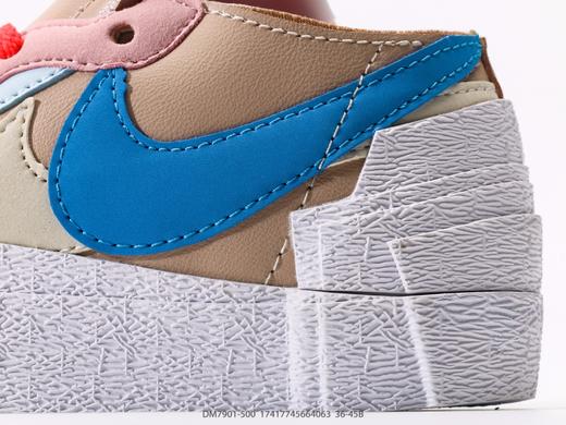 耐克SACAI x Nike Blazer Low解构低帮休闲运动板鞋DM7901-500男女鞋 商品图6