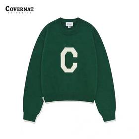 【云粉节】【6折】6楼COVERNAT女士  C LOGO 水手领针织衫吊牌价599折后价359