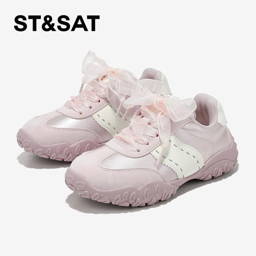 【童鞋】星期六精致蝴蝶结防滑耐磨女童德训鞋SSD3191U21 商品图12