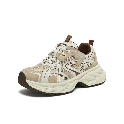 【云粉节】BF楼天美意厚底增高老爹鞋复古运动鞋女系带休闲鞋2025秋新款BM291CM5吊牌价899活动价399 商品图4