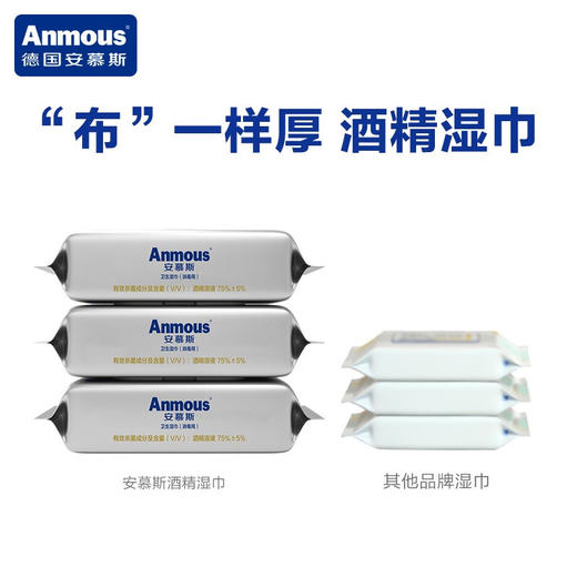 安慕斯75%酒精湿巾50抽*6包 商品图2