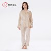 都市丽人睡衣女士丝绒压花睡衣女士家居服长袖长裤丝绒套装LHH1J3 商品缩略图1