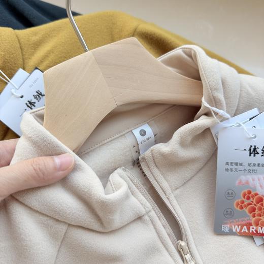 2025秋冬新款一体绒半拉链休闲抓绒长袖打底衫摇粒绒卫衣情侣男女款！ 商品图3