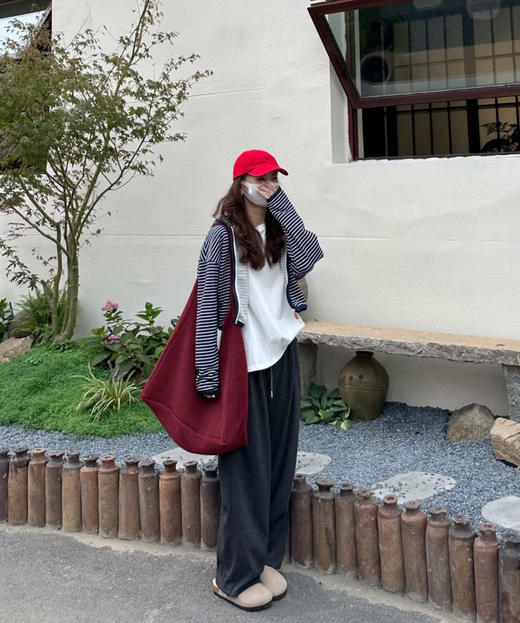 老米优品🎈预售15天发！ 《软糯限定 . 糯米羊绒感阔腿裤》小直筒阔腿，显瘦不臃肿，炒鸡舒服的一条！！K250903A 商品图8