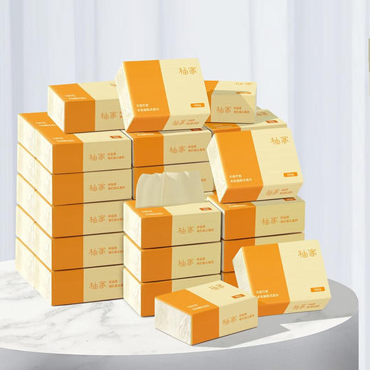 柚家本色抽纸（家庭装） 30包/箱 商品图0