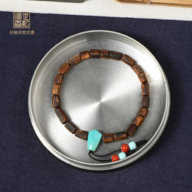 天然芽庄白奇楠桶珠 沉水级 约5mm*22颗 3.35克 SP11672