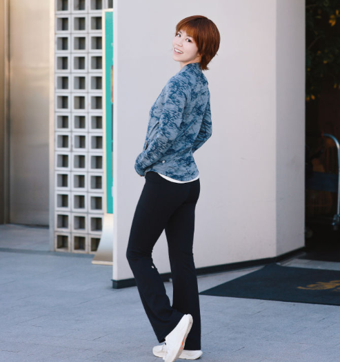 【大J同款-买即赠】moodytiger女童小云朵Essential微喇紧身裤运动高弹柔软亲肤51211424【大J】