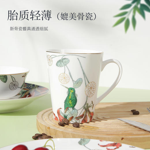 鎏金新骨瓷餐具（鸟栖） 商品图3
