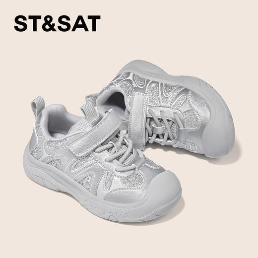 【童鞋】星期六蝴蝶结包头防撞软底女童运动鞋SSD3192U3D 商品图4