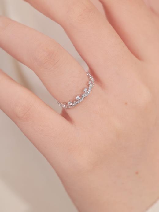 卡蒂罗/KADER 甜美小皇冠戒指 时尚简约高级感氛围个性叠戴戒  甜蜜饰爱闪耀吸睛 商品图3