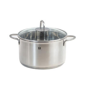6932475203225 双立人ZWILLING 【蒸煮同步】不锈钢家用厨房汤锅蒸笼套装蒸屉煮锅蒸煮锅蒸锅汤锅 【24cm单锅】