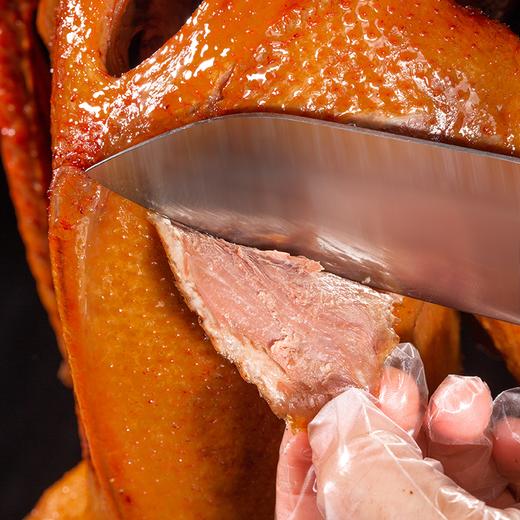 开袋即食 入口不柴 日期新鲜【哈尔滨老字号·始于1983】福山腾飞东北老式烤鹅 3斤左右 传统熏烤工艺丨速食 商品图6