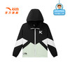 安踏儿童男大童丝光绒运动上衣2025冬款防风透湿中大童连帽厚外套352541603 商品缩略图0