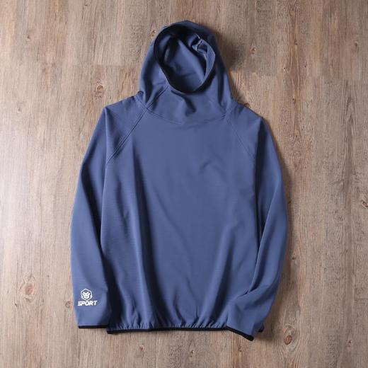 秋冬新款男士宽松连帽运动套头卫衣帽衫 商品图3