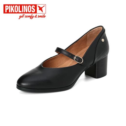 【Pikolinos 】  B3F | 派高雁秋季擦色牛皮浅口一字式扣带玛丽珍鞋PL255220 商品图0