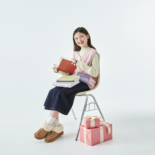 棵初拼色摇粒绒马甲878K258011CD 商品图5