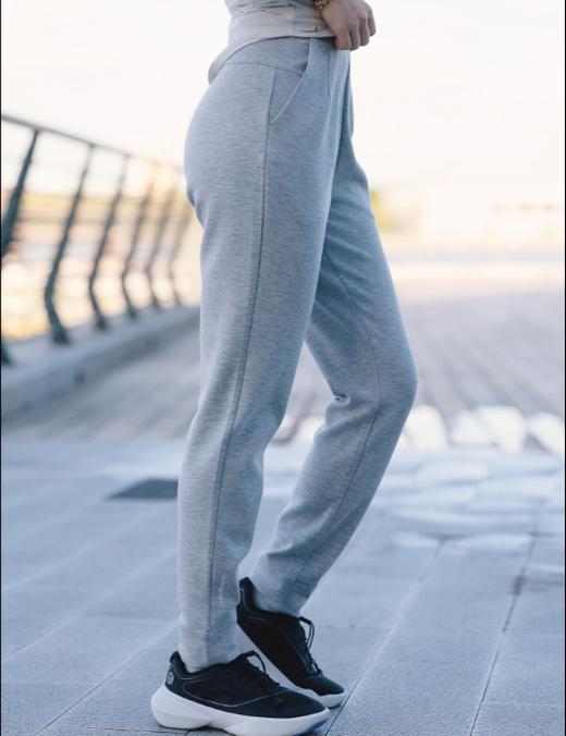 【大J同款】moodytiger奶皮裤男女童针织长裤高弹运动裤43511301 商品图2