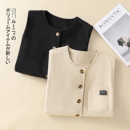 GYH 852大码休闲时尚休闲简约马夹外套 商品图3