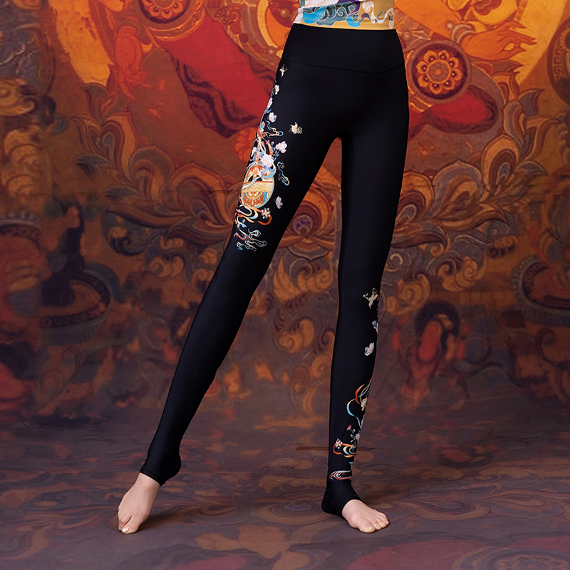 【现货秒发】壁虎瑜伽【梦回敦煌】限量款印花瑜伽裤