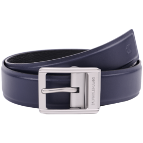 011334796712 卡尔文克雷恩Calvin Klein CK Jeans男士经典商务双面两用同色系方型针扣式牛皮腰带HC0617【90cm】