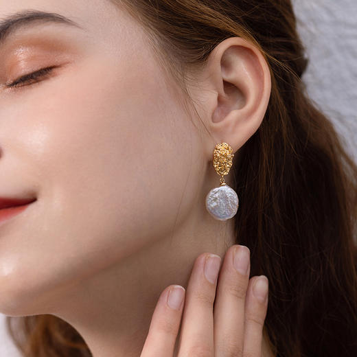 【没打耳洞也能美，买2件或耳夹套装送项链】Manreya玛芮雅淡水珍珠耳夹耳钉合集丨无耳洞星人福利，淡水珍珠 商品图6