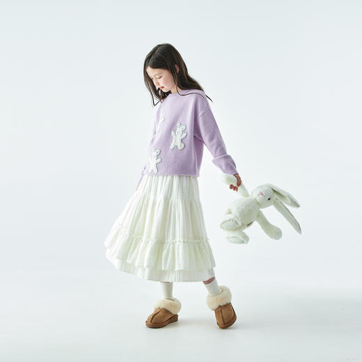 棵初蕾丝花边半裙876K258030CD 商品图1