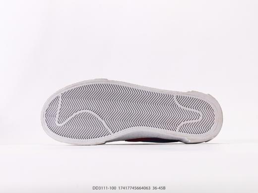 耐克SACAI x Nike Blazer Low解构低帮休闲运动板鞋DD3111-100男女鞋 商品图3