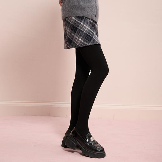 三彩2025新款连裤袜微压显瘦高腰打底裤袜黑灰秋冬保暖无痕外穿 商品图3