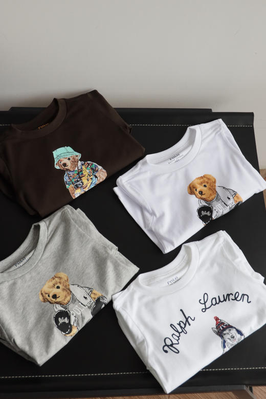 25新款 R.L儿童马球 长袖纯棉打底重工T恤 TZ010 商品图3