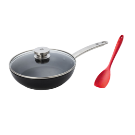 66771-280-922-A 双立人ZWILLING 【炉灶通用】Enjoy 28cm 硅胶铲炒锅平底锅不粘锅