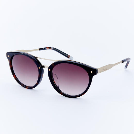 7750779106563 卡尔文克雷恩Calvin Klein CK欧美街拍圆框大框板材复古百搭高清太阳镜墨镜中性CK1222SA 商品图0