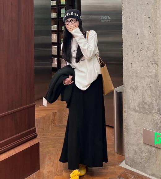 老米优品🎈3-5天！ 《软糯限定 . 羊绒感面膜裙》软糯糯，仿羊绒质感，针织半身裙，松弛慵懒~Q250903A 商品图11