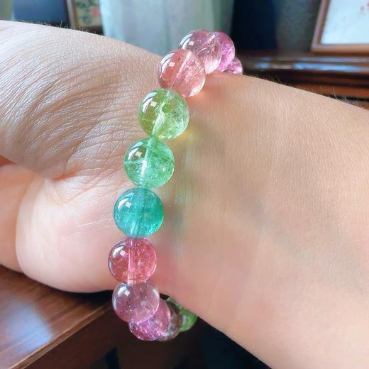 9.5mm单圈人鱼碧玺手串 商品图7