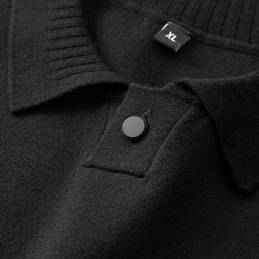 【DPF】大依优型大码男装时尚休闲商务翻领短袖毛衣POLO衫针织衫 商品图3