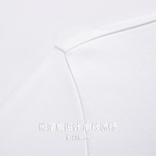 【100%棉】圣得西男圆领休闲卫衣2025秋季新款微落肩字母烫印上衣 商品图6