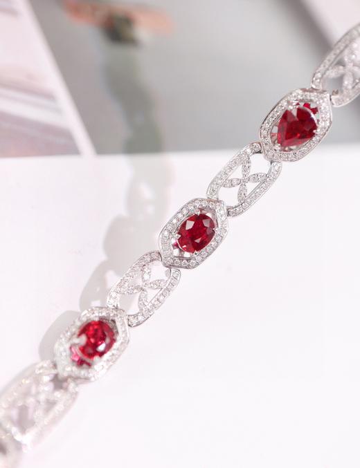 4.2ct刻面红宝石手链 商品图3