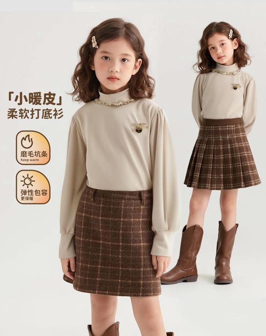 迪士尼宝宝女童春秋打底衫XD4DS010 商品图4