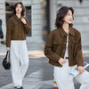 现货秒发秋冬新款韩版时尚学院风休闲宽松外套百搭女短外套 商品缩略图1