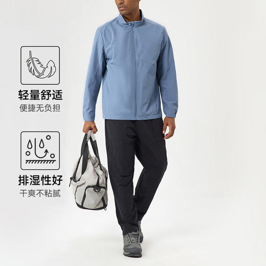 跃牌【欲动春风】男装系列 户外防风防水冲锋衣外套男女露营登山徒步立领夹克运动风衣D16004 商品图3