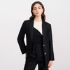 EITIE爱特爱冬季新款气质通勤修身显瘦干练100%绵羊毛毛呢西装外套603301 商品缩略图7