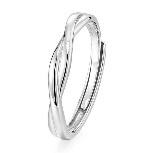 卡蒂罗/KADER 心动玫瑰情侣对戒 玫瑰物语925银原创轻奢小众氛围感设计素圈开口一对 爱心玫瑰热烈炽热甜蜜爱恋 商品图3