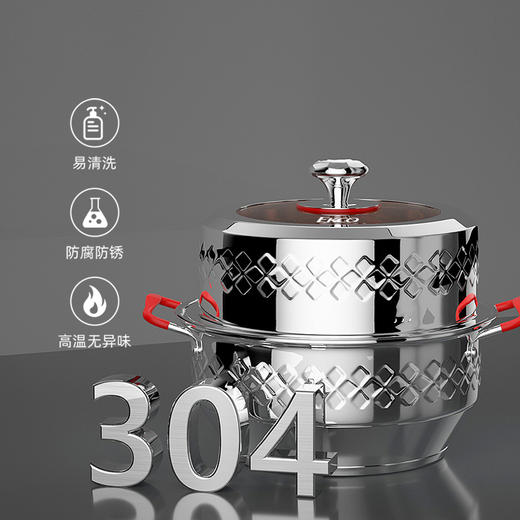 康宁（EKCO）科洛克双层蒸锅EK-KLK28ZX/KZ 商品图2